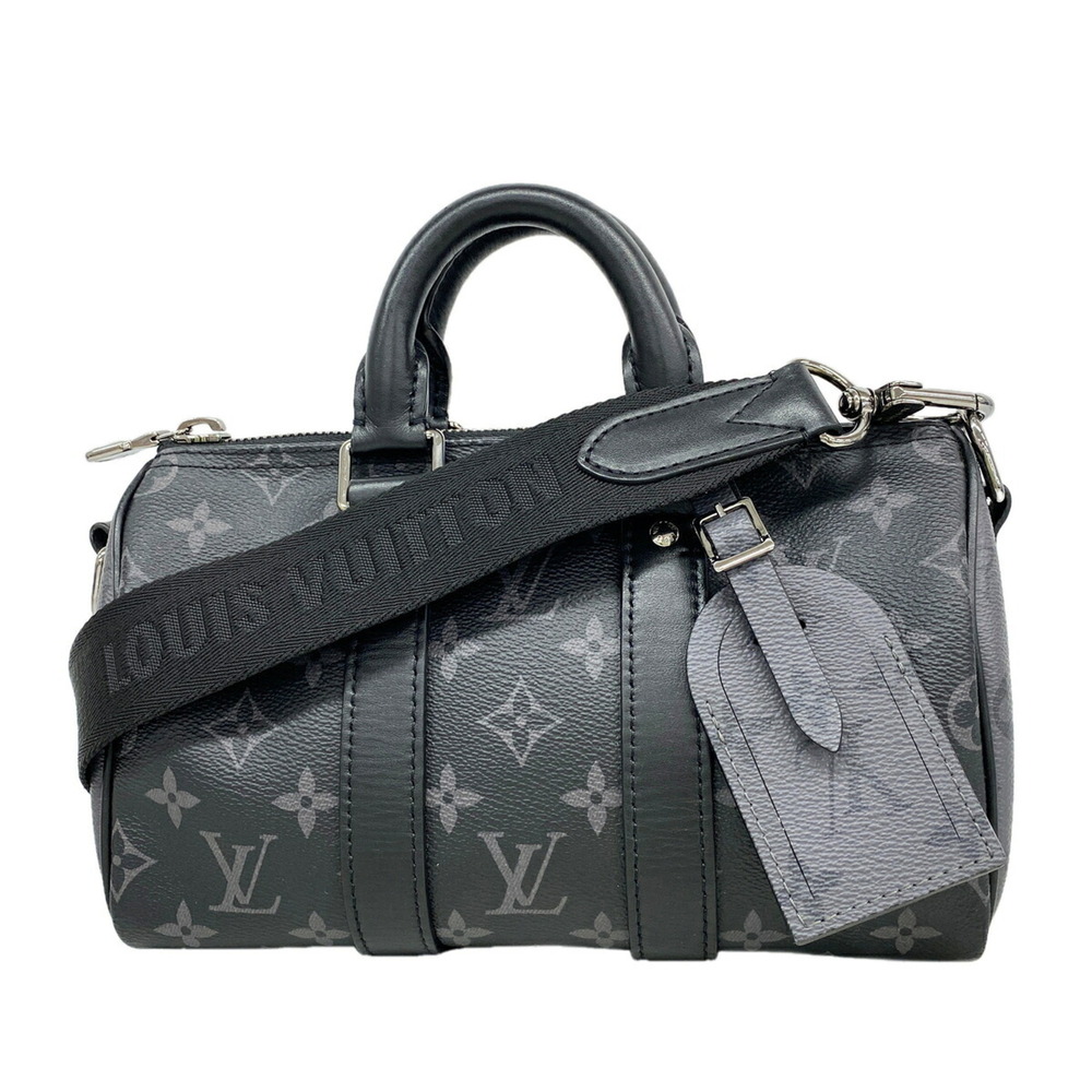 Louis Vuitton Monogram Eclipse Reverse Keepall Bandoulière 25 Handbag M46271 ...